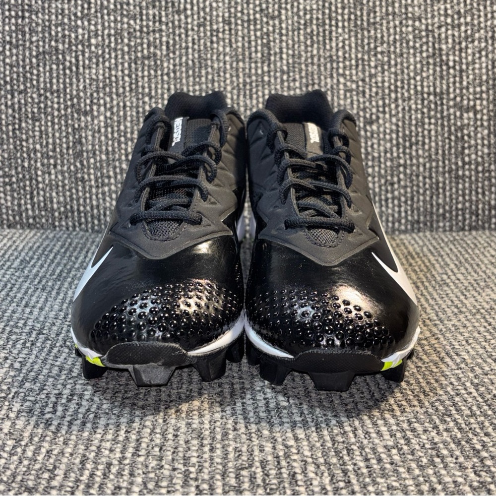 Nike Vapor Baseball Cleats Mens Size 11 Black White Volt Molded Fastflex New